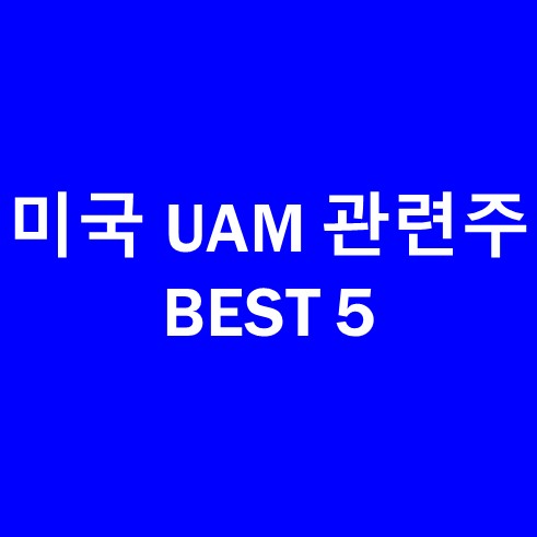 미국 UAM 관련주