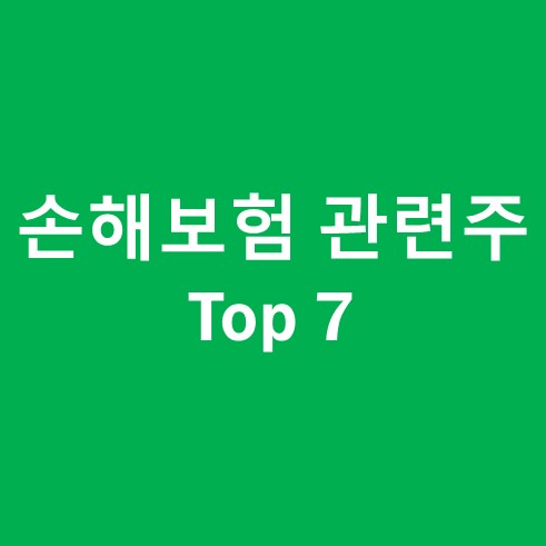 손해 보험 관련주